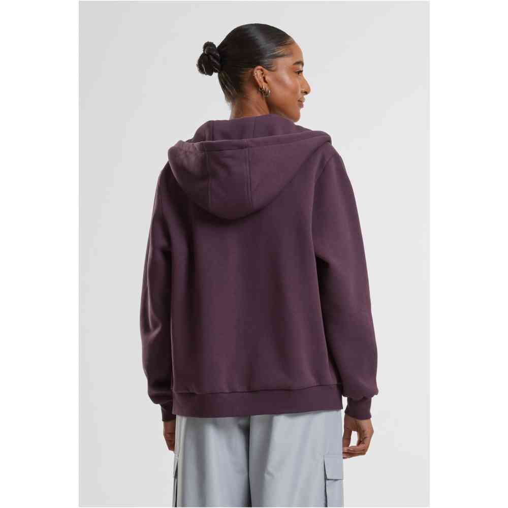 Urban Classics - Fluffy Zip hoodie - Purple